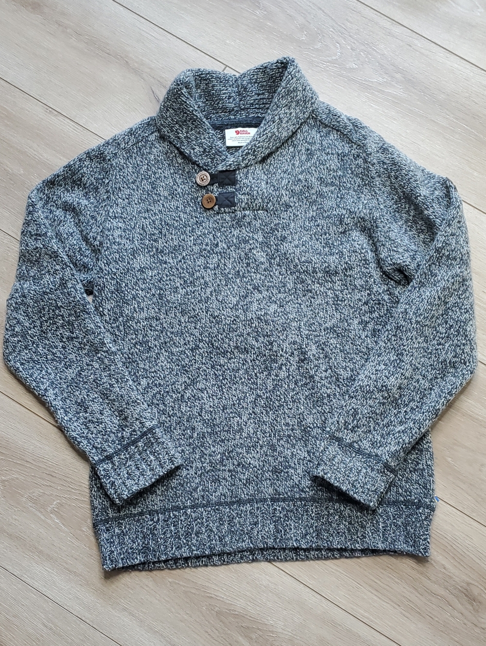 Fjall Raven Men's Lada Knit Grey Sweater Size Small